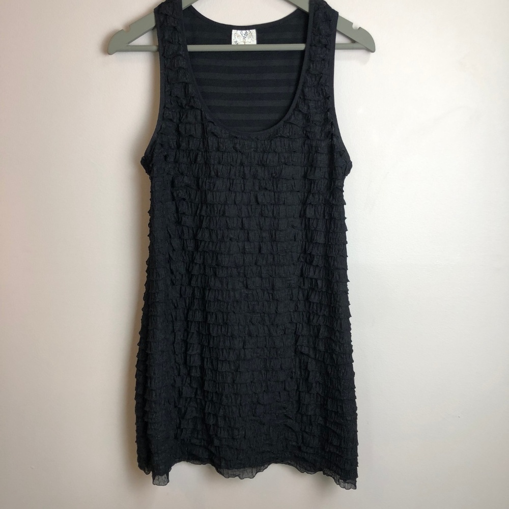 Free People Black Slip Dress